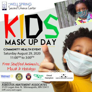 Kids Mask Up Day by Wellspring Second Chance center