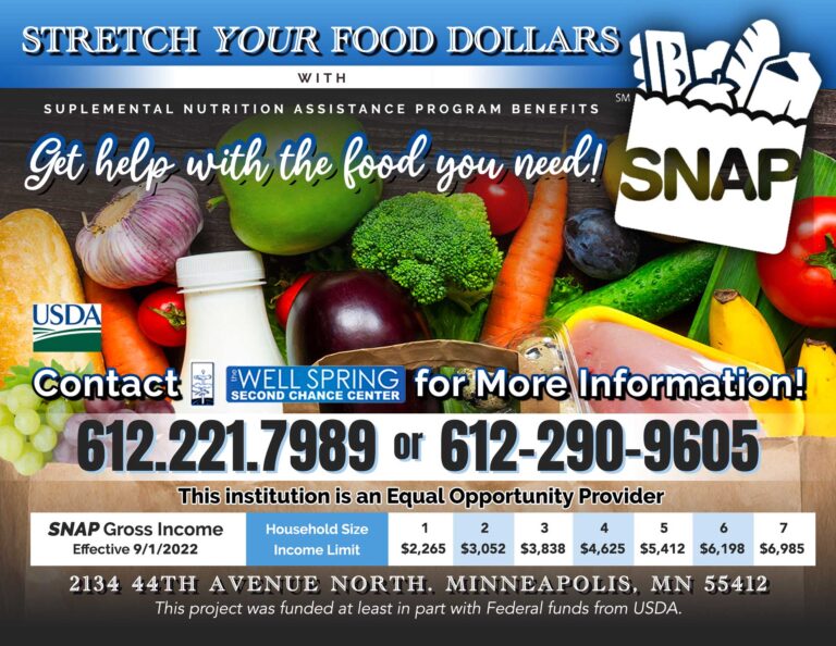 Supplemental Nutrition Assistance Program (SNAP) - Well Spring Second ...